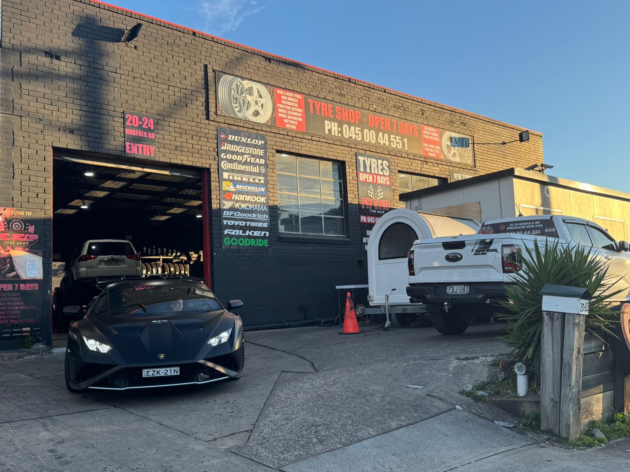 Pit Stop Tyre Shop exterior